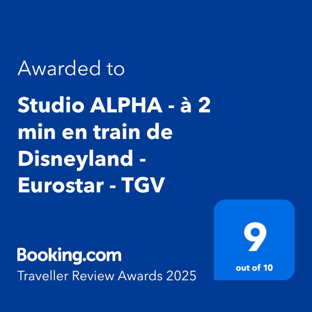 Studio Alpha - 2Min By Train To Disneyland, Eurostar, Tgv Or 20-Minute Walk To Disney Apartment